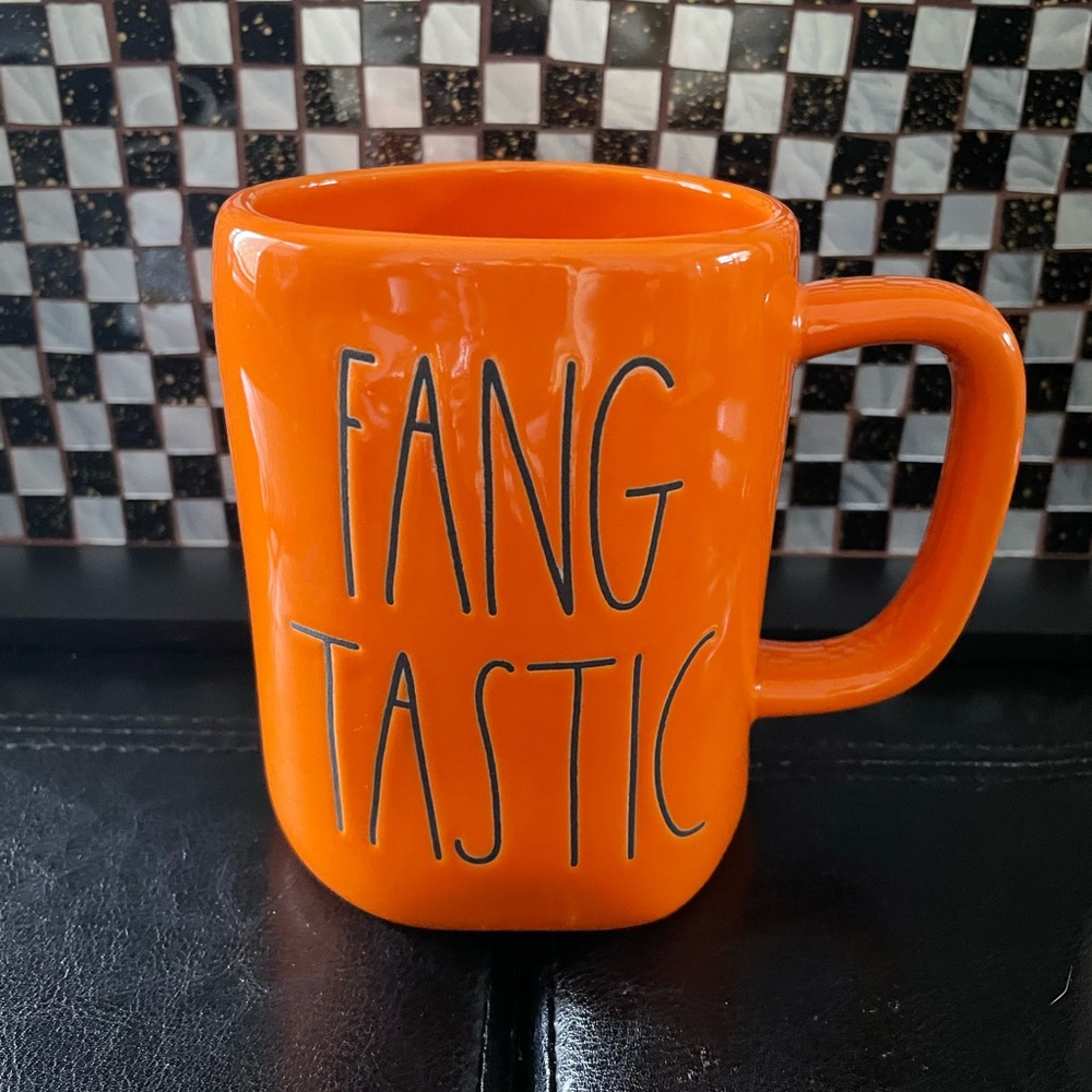 New Rae Dunn “FANGTASTIC” Mug